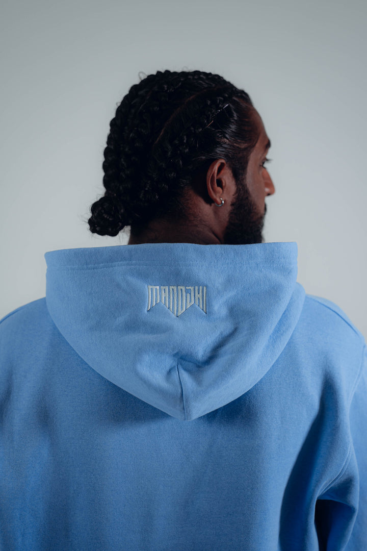 "Nothing was the same for Moji" Light Blue Hoodie