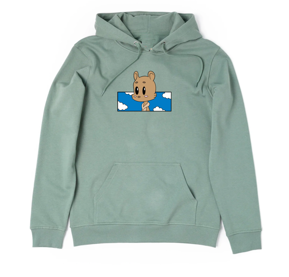 "Nothing was the same for Moji" Light Blue Hoodie